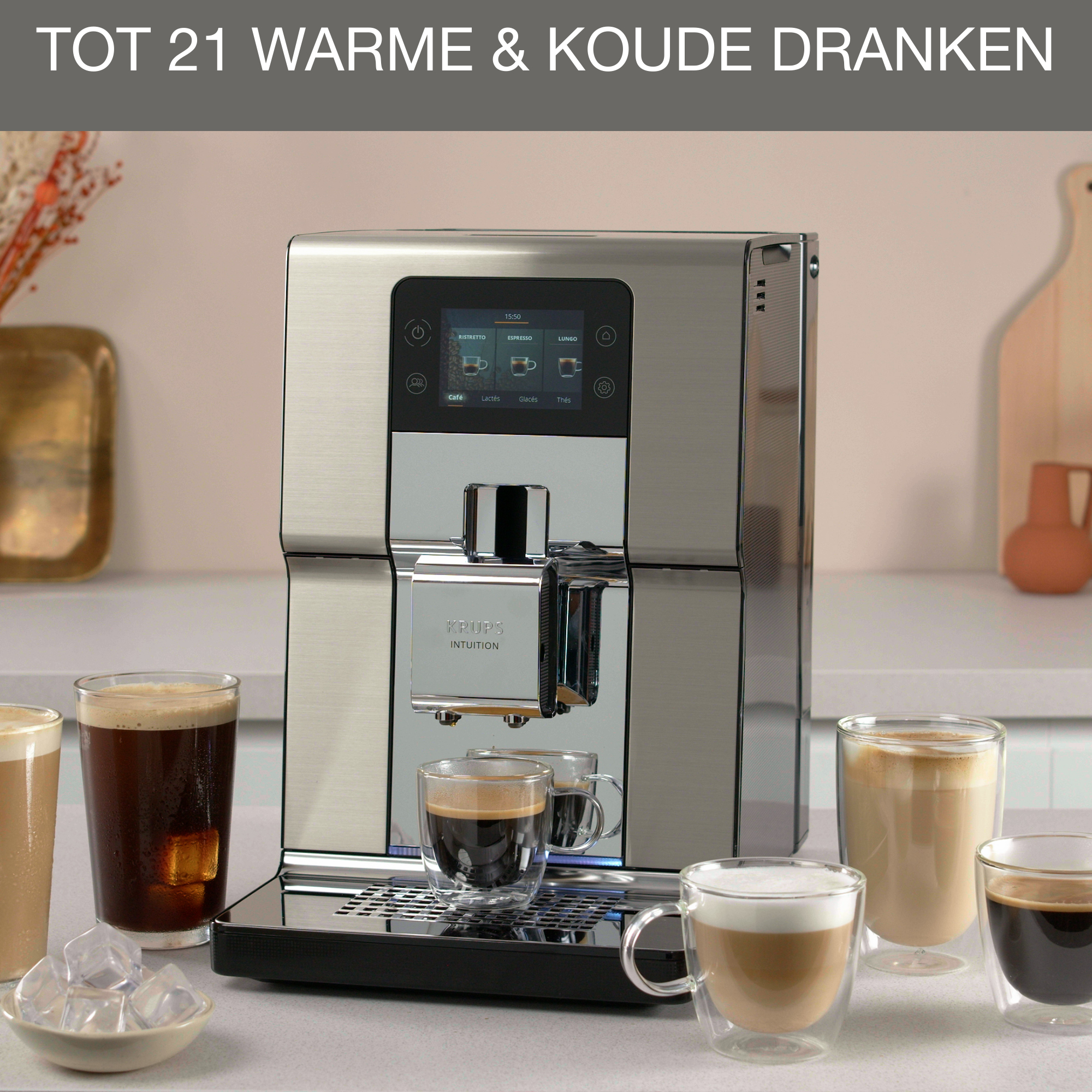 Krups Intuition Experience+ EA877D volautomatische koffiemachine - Afbeelding 2