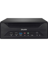 Shuttle XPC slim Barebone XH610 - S1700, Intel H610, 1xDP, 1xHDMI, 1x VGA, 2x COM (RS232), 2x LAN (2.5G and 1G), 1x slim 5.25", 2x 3.5", 2x M.2, 24/7 permanent gebruik