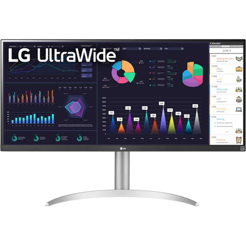 LG 34WQ650-W computer monitor 86,4 cm (34") 2560 x 1080 Pixels WFHD LCD Zilver, Wit