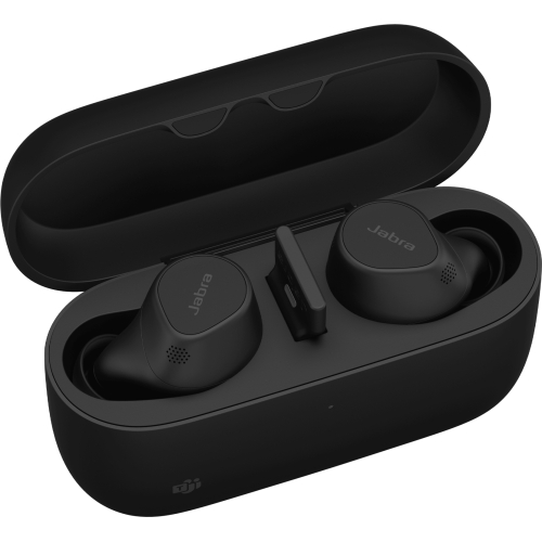 Jabra Evolve2 Buds Headset Draadloos In-ear Kantoor/callcenter USB Type-C / USB Type-A Bluetooth Zwart
