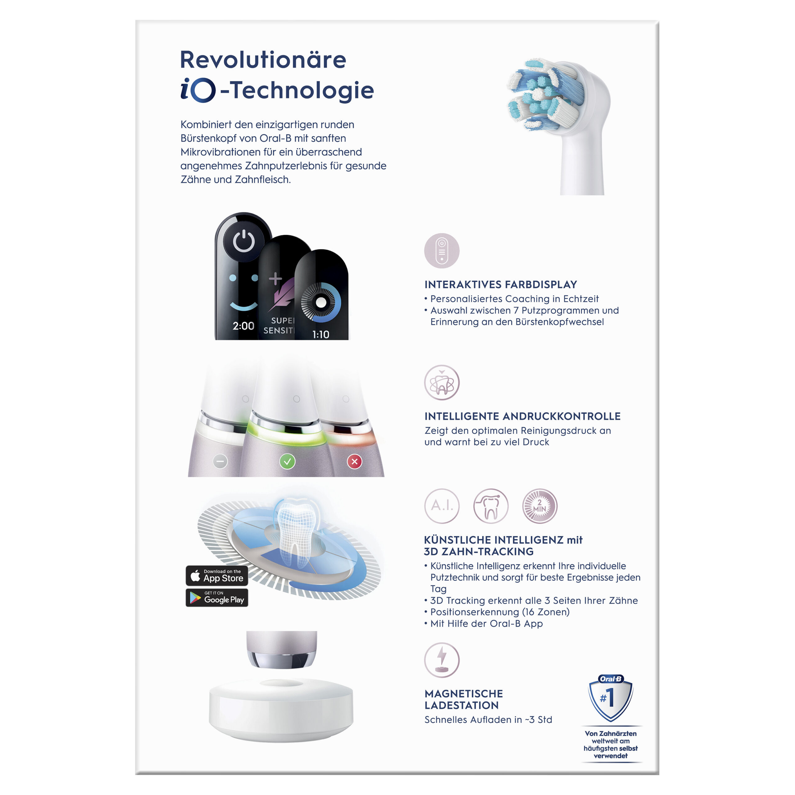 Oral-B iO Series 9n Volwassene Roterende-oscillerende tandenborstel Roze - Afbeelding 11