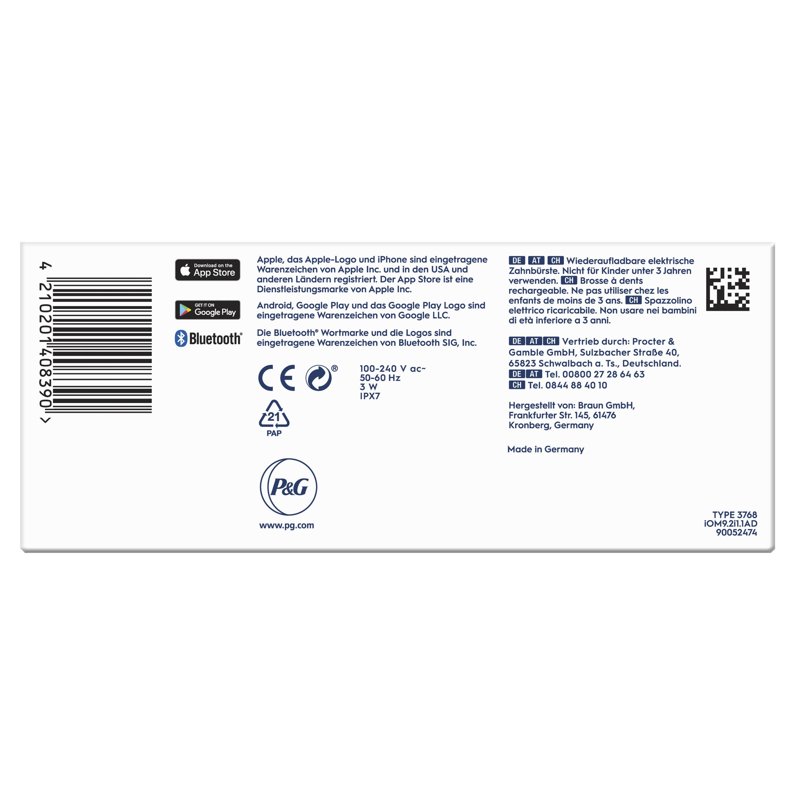 Oral-B iO Series 9n Volwassene Roterende-oscillerende tandenborstel Roze - Afbeelding 13