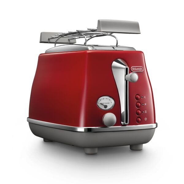 De’Longhi Icona Capitals 6 2 snede(n) 900 W Rood