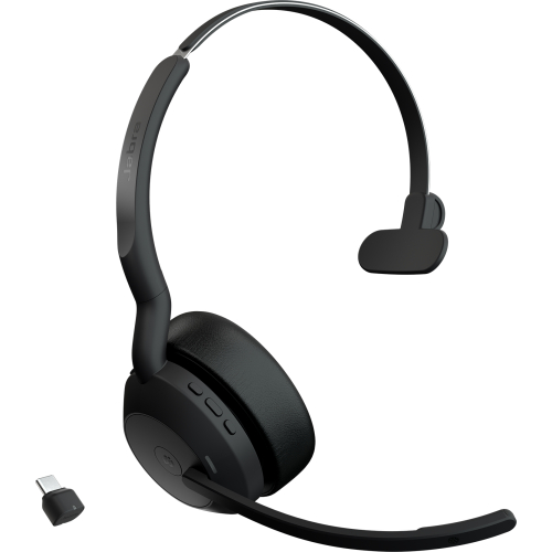 Jabra Evolve2 55 Headset Draadloos Hoofdband Kantoor/callcenter USB Type-C Bluetooth Oplaadhouder