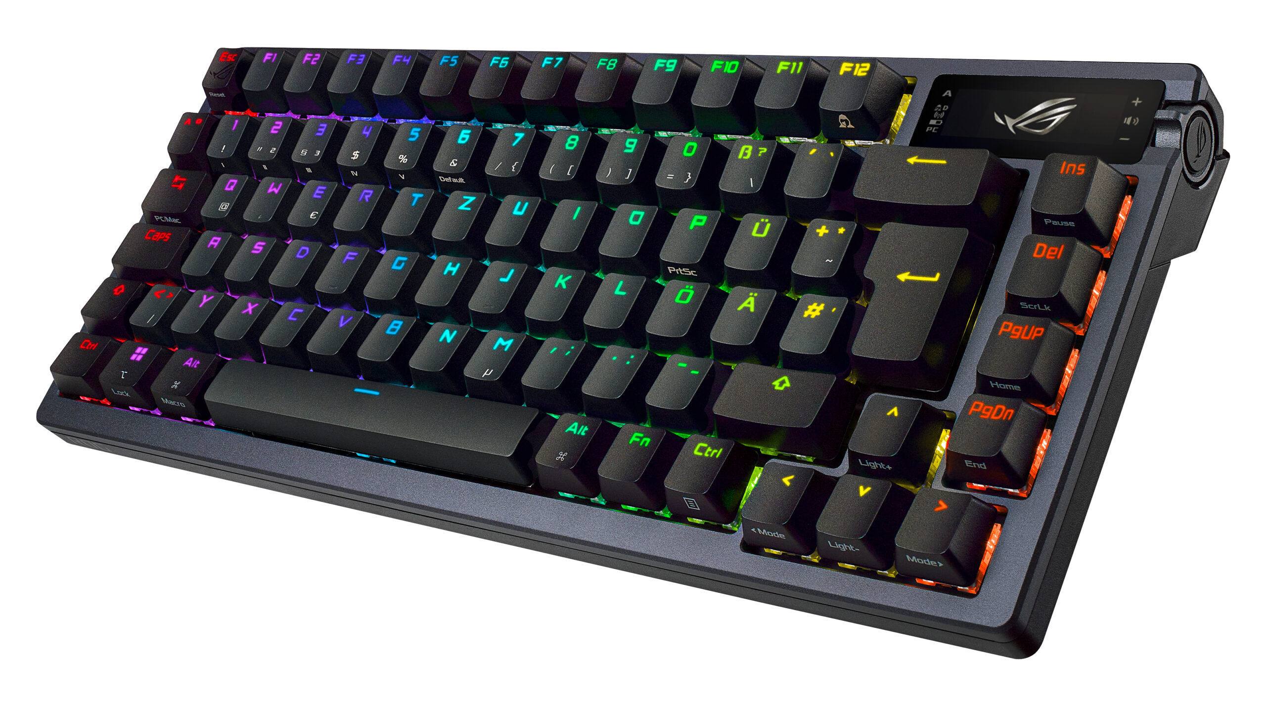 ASUS ROG Azoth toetsenbord Gamen USB + RF Wireless + Bluetooth QWERTY Zwart - Afbeelding 2