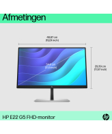 HP E-Series E22 G5 FHD-monitor