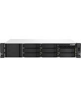 QNAP TS-873AeU-RP NAS Rack (2U) Ryzen Embedded V1500B 4 GB DDR4 0 TB QuTS hero Zwart