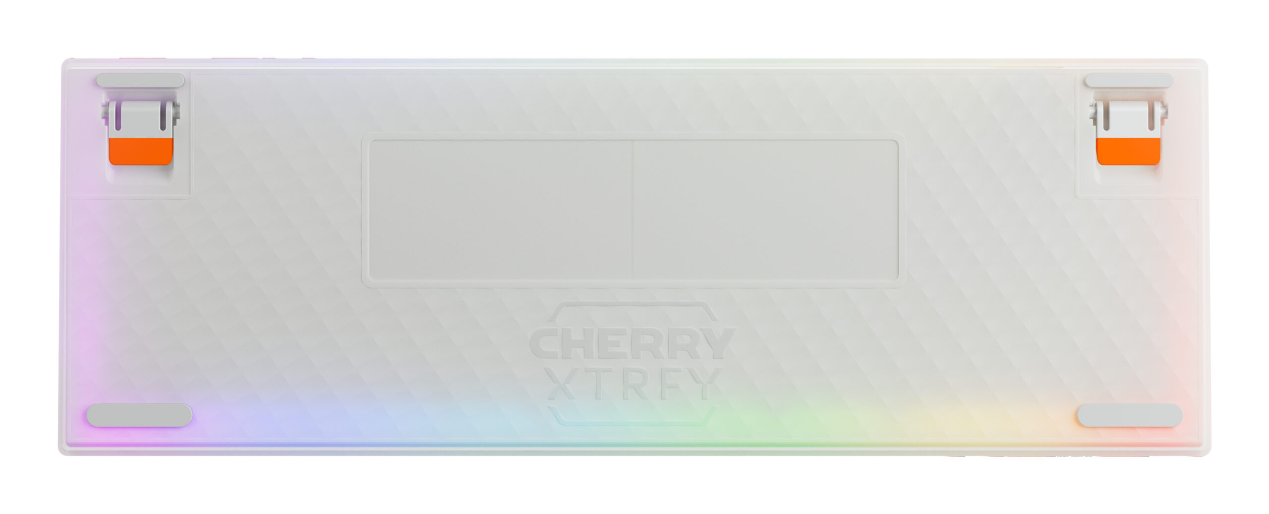 CHERRY K5 PRO TMR COMPACT toetsenbord Gamen USB QWERTZ Duits Oranje, Wit - Afbeelding 4