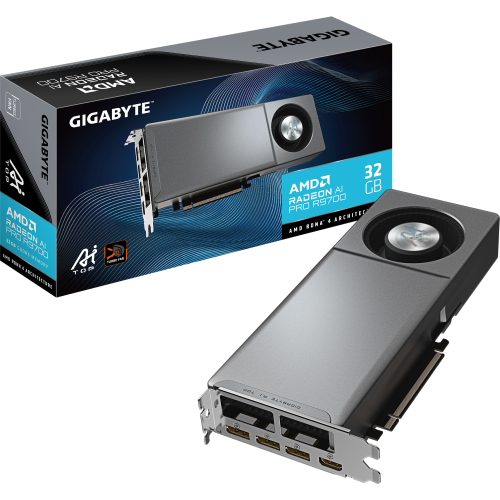 GIGABYTE Radeon AI PRO R9700 AI TOP 32G AMD 32 GB GDDR6