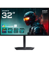 GIGABYTE MO32U computer monitor 80 cm (31.5") 3840 x 2160 Pixels 4K Ultra HD OLED Zwart