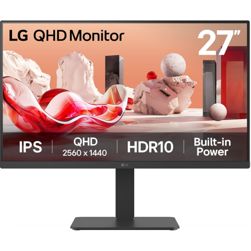 LG 27BA54QB-B computer monitor 68,6 cm (27") 2560 x 1440 Pixels Quad HD LCD Zwart