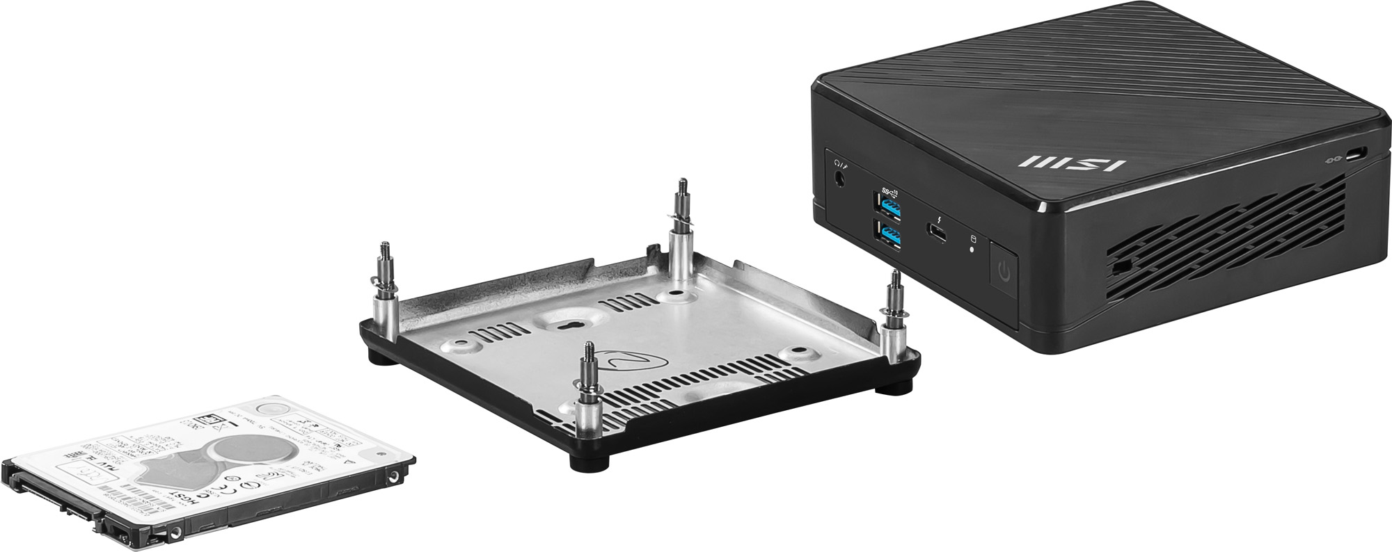 MSI Cubi 5 12M-022BDE 0.66L sized PC Zwart i3-1215U - Afbeelding 13
