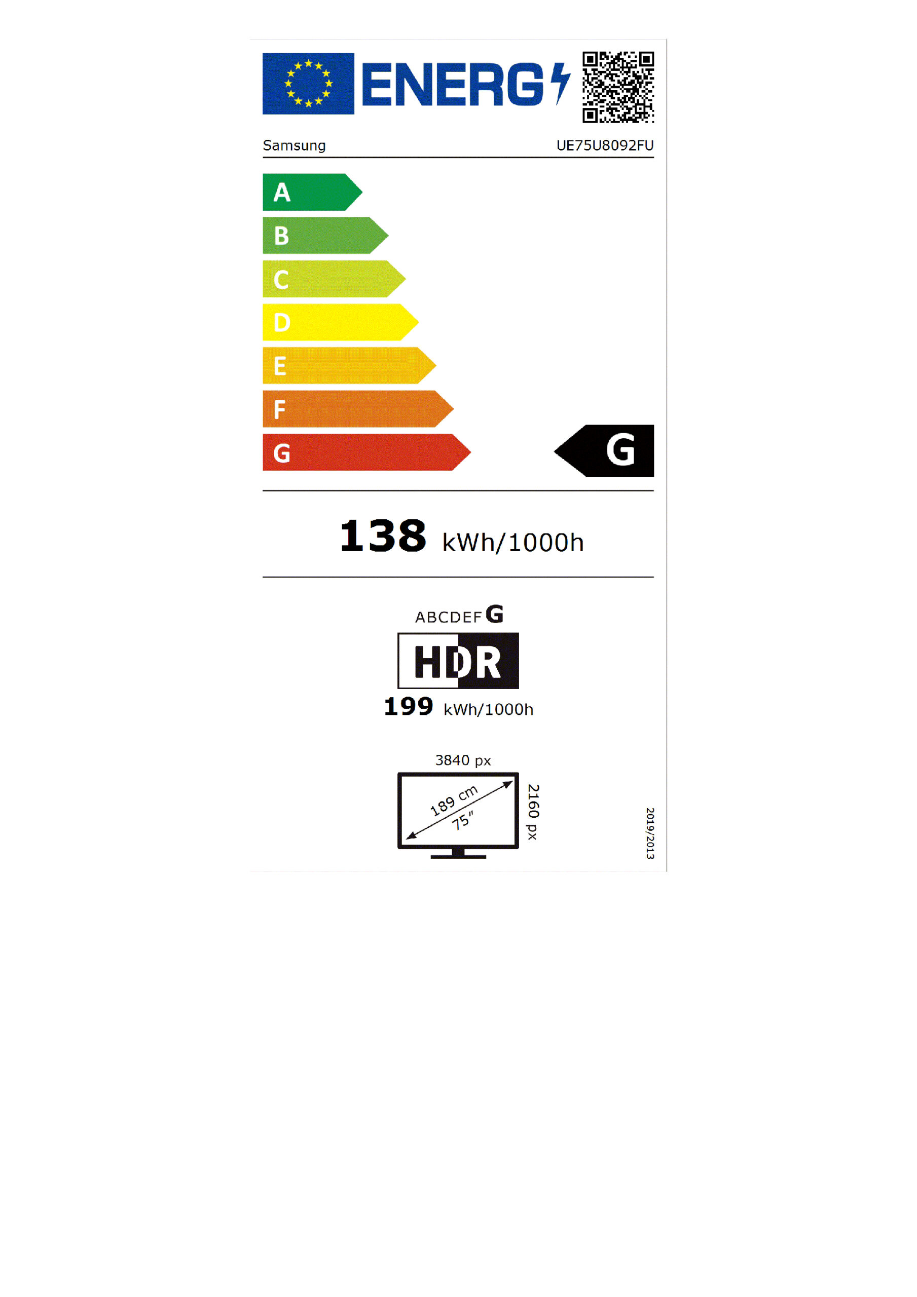 Samsung UE75U8092FU 190,5 cm (75") 4K Ultra HD Smart TV Wifi Zwart - Afbeelding 12