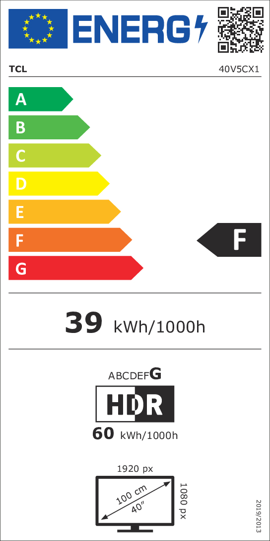 TCL 40V5C tv 101,6 cm (40") Full HD Smart TV Wifi Zwart - Afbeelding 11