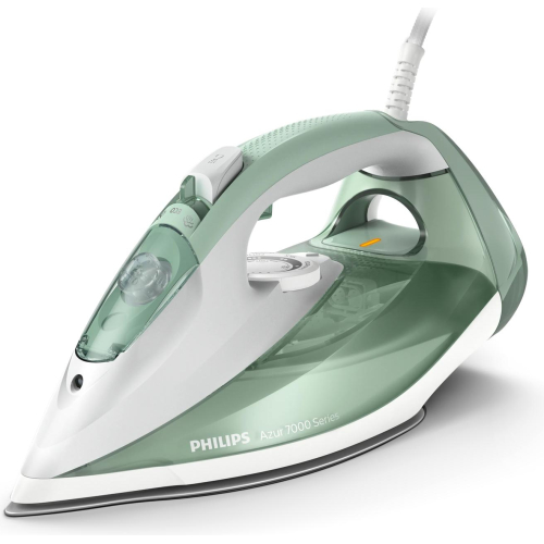 Philips 7000 series DST7012/70 strijkijzer Stoomstrijkijzer SteamGlide Plus-zoolplaat 2600 W Groen, Grijs