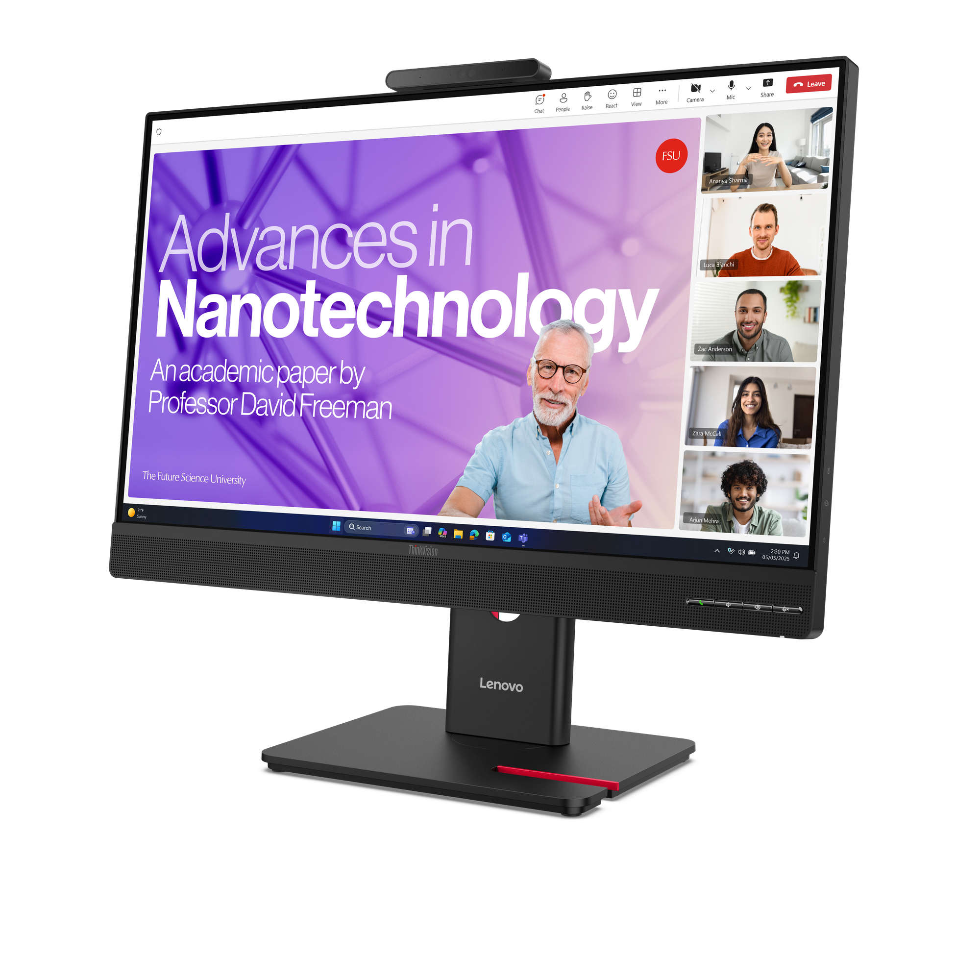 Lenovo ThinkVision T27QD-4v Monitor - Afbeelding 3