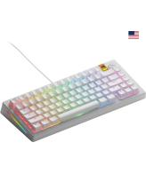 Glorious Gaming GMMK 3 HE 75% Prebuilt toetsenbord Gamen USB QWERTY Amerikaans Engels Wit