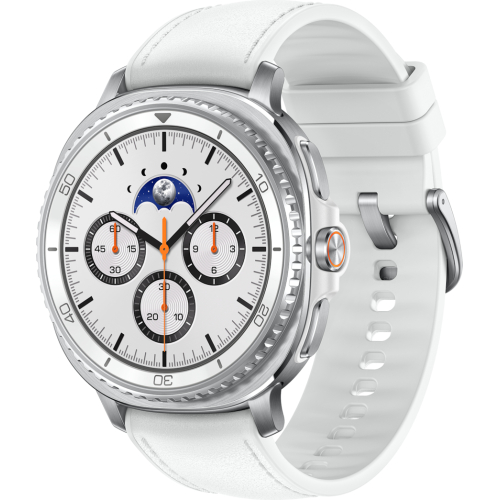 Samsung Galaxy Watch 8 Classic 3,3 cm (1.3") AMOLED 46 mm Digitaal 438 x 438 Pixels Touchscreen Zilver Wifi GPS