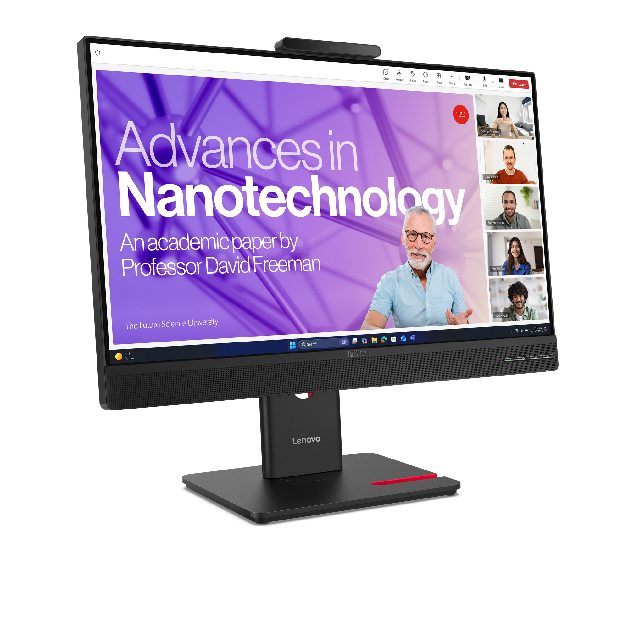 Lenovo ThinkVision T27QD-4v Monitor - Afbeelding 2