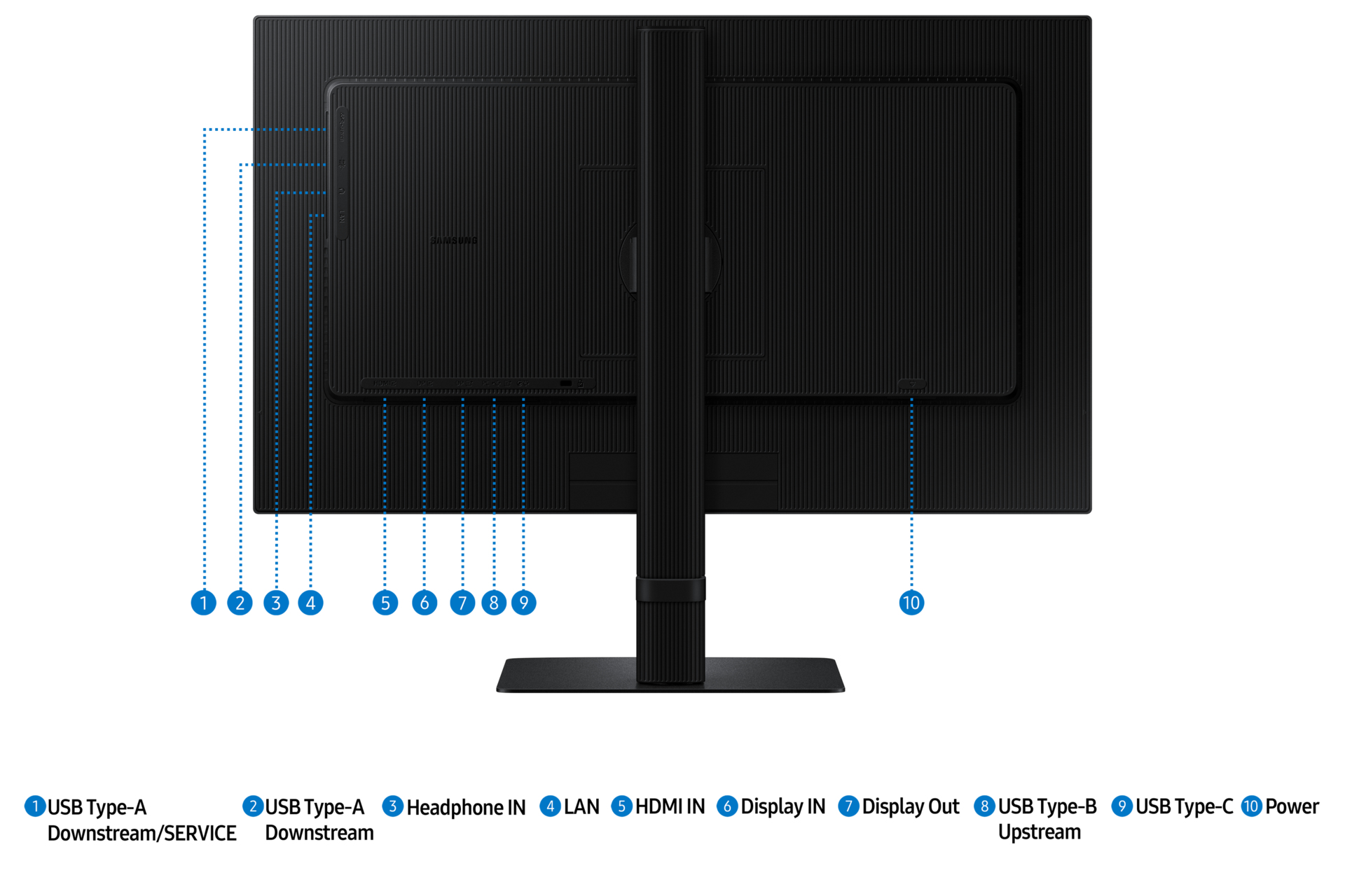 Samsung S24D604UAU computer monitor 61 cm (24") 2560 x 1440 Pixels Quad HD LED Zwart - Afbeelding 18