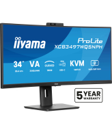iiyama ProLite XCB3497WQSNPH-B1 computer monitor 86,4 cm (34") 3440 x 1440 Pixels UltraWide Quad HD LED Zwart