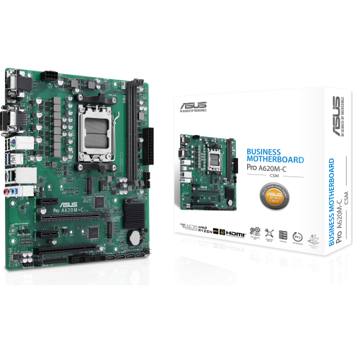 ASUS PRO A620M-C-CSM AMD A620 Socket AM5 micro ATX
