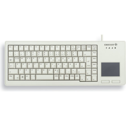 CHERRY XS Touchpad toetsenbord Universeel USB QWERTY Amerikaans Engels Grijs