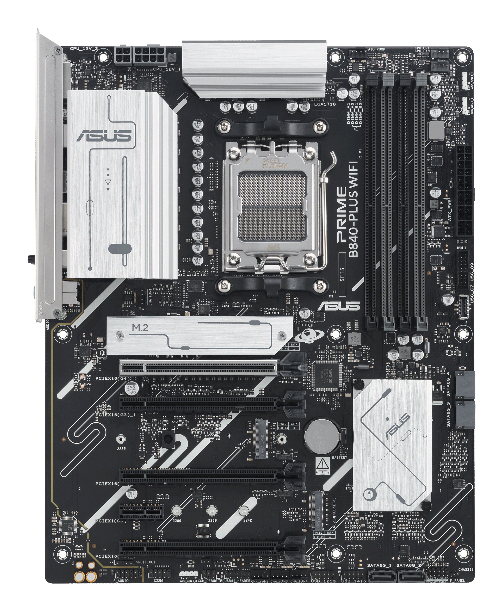 ASUS PRIME B840-PLUS WIFI AMD B840 Socket AM5 ATX - Afbeelding 2