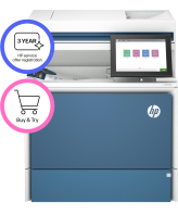 HP LaserJet Color Enterprise MFP 5800dn printer