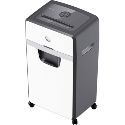 HP OneShred 24CC papiervernietiger Deeltjesversnippering 65 dB 22 cm Wit, Zwart