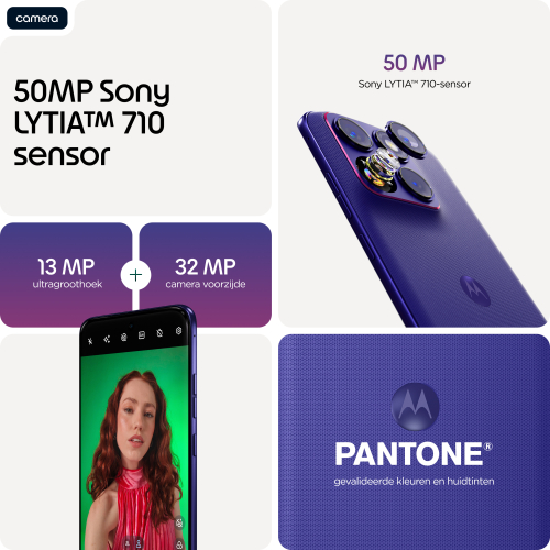 Motorola edge 70 fusion 17,2 cm (6.78") Dual SIM Android 16.0 5G USB Type-C 12 GB 256 GB 7000 mAh Violet