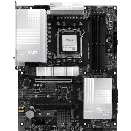 MSI PRO X870E-S EVO WIFI moederbord AMD X870E Socket AM5 ATX