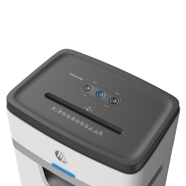HP OneShred 12MC papiervernietiger Microversnippering 65 dB 22 cm Wit - Afbeelding 4