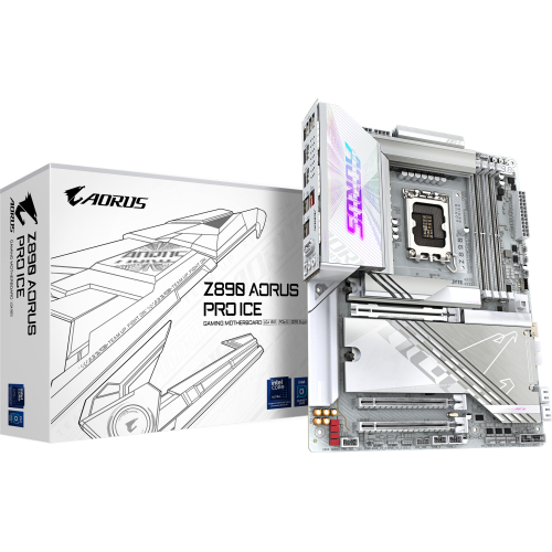 GIGABYTE Z890 AORUS PRO ICE moederbord Intel Z890 LGA 1851 (Socket V1) ATX