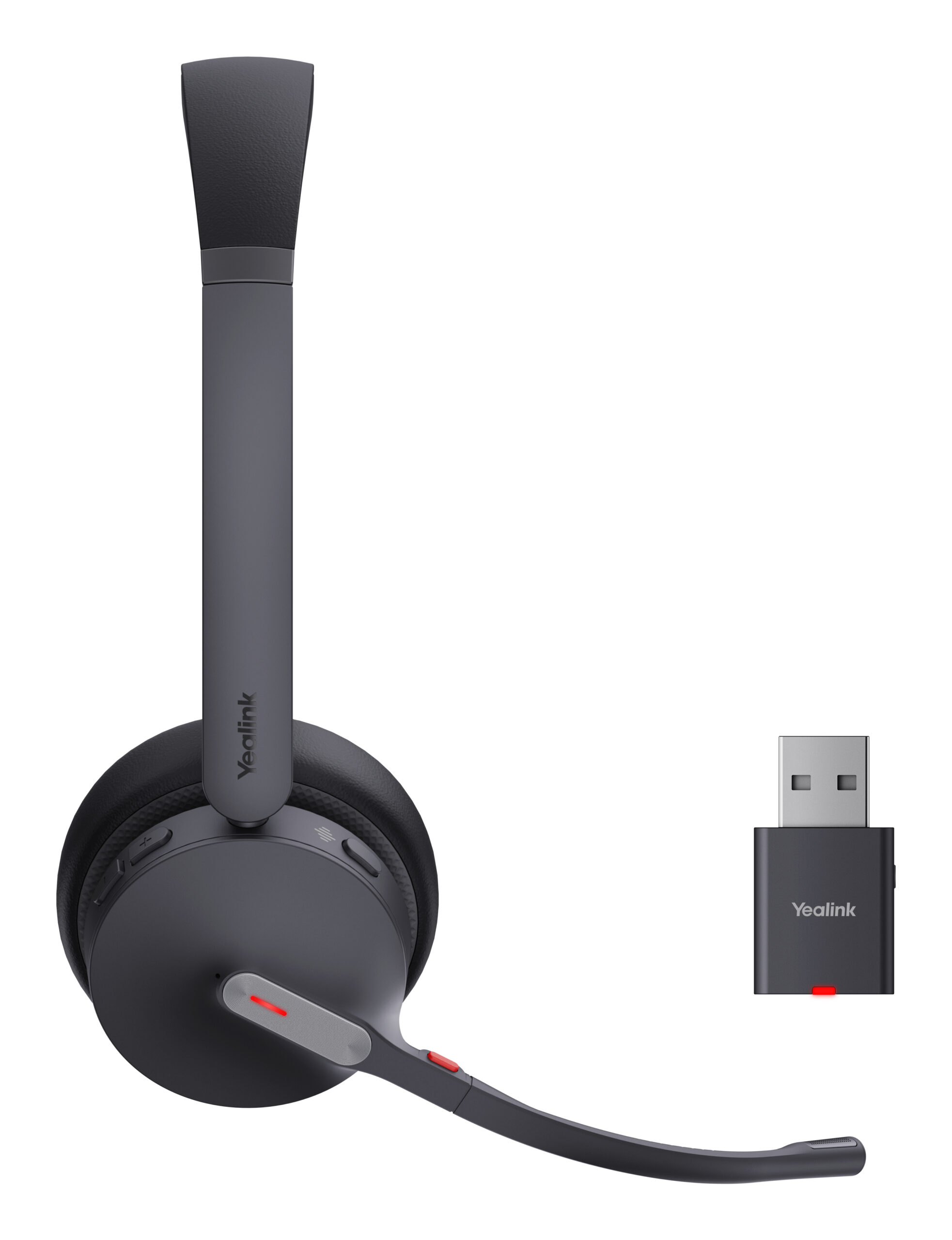 Yealink WH64 Hybrid Dual UC Headset Draadloos Hoofdband Kantoor/callcenter Micro-USB Bluetooth Zwart - Afbeelding 3