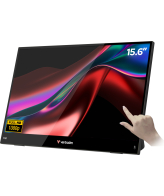 Verbatim Portable 15.6" FHD Touch Monitor LIGHT Draagbare monitor Zwart 39,6 cm (15.6") LCD 1920 x 1080 Pixels