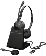 Jabra Engage 55 SE Headset Draadloos Hoofdband Kantoor/callcenter Zwart