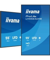 iiyama LH5564UHS-B1AG beeldkrant Digitale signage flatscreen 139,7 cm (55") Wifi 500 cd/m² 4K Ultra HD Zwart Type processor Android 24/7