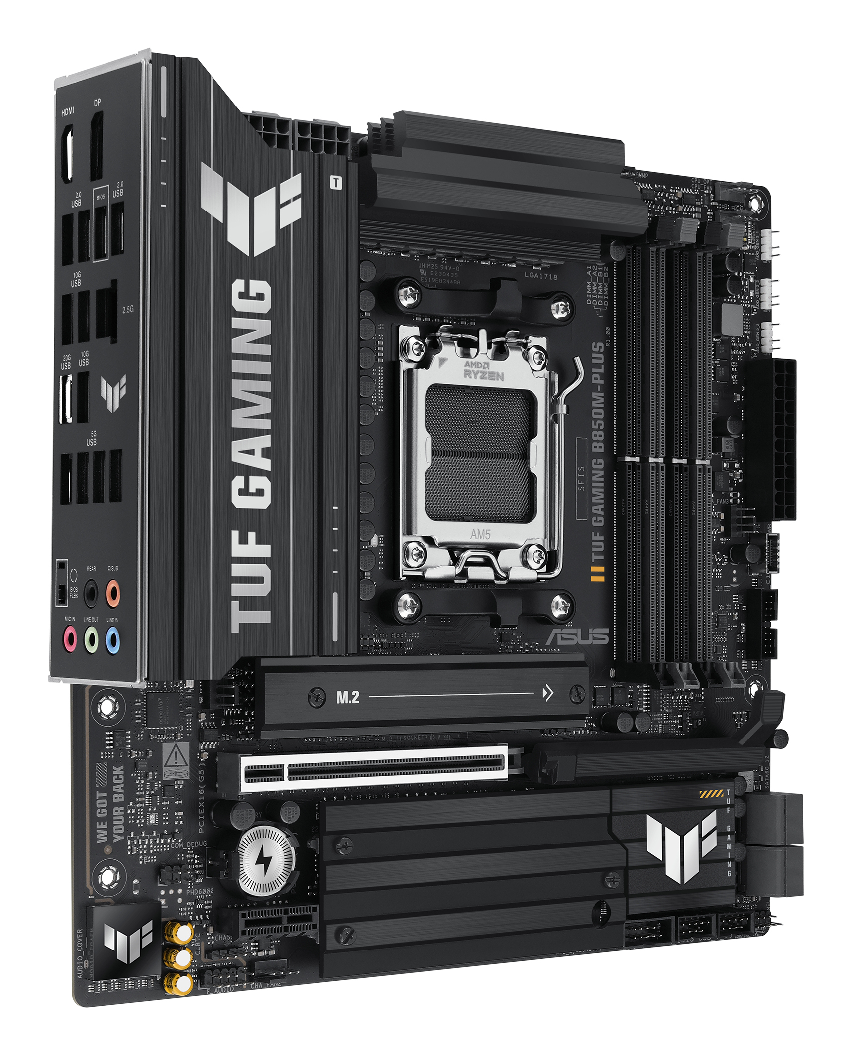 ASUS TUF GAMING B850M-PLUS AMD B850 Socket AM5 micro ATX - Afbeelding 4