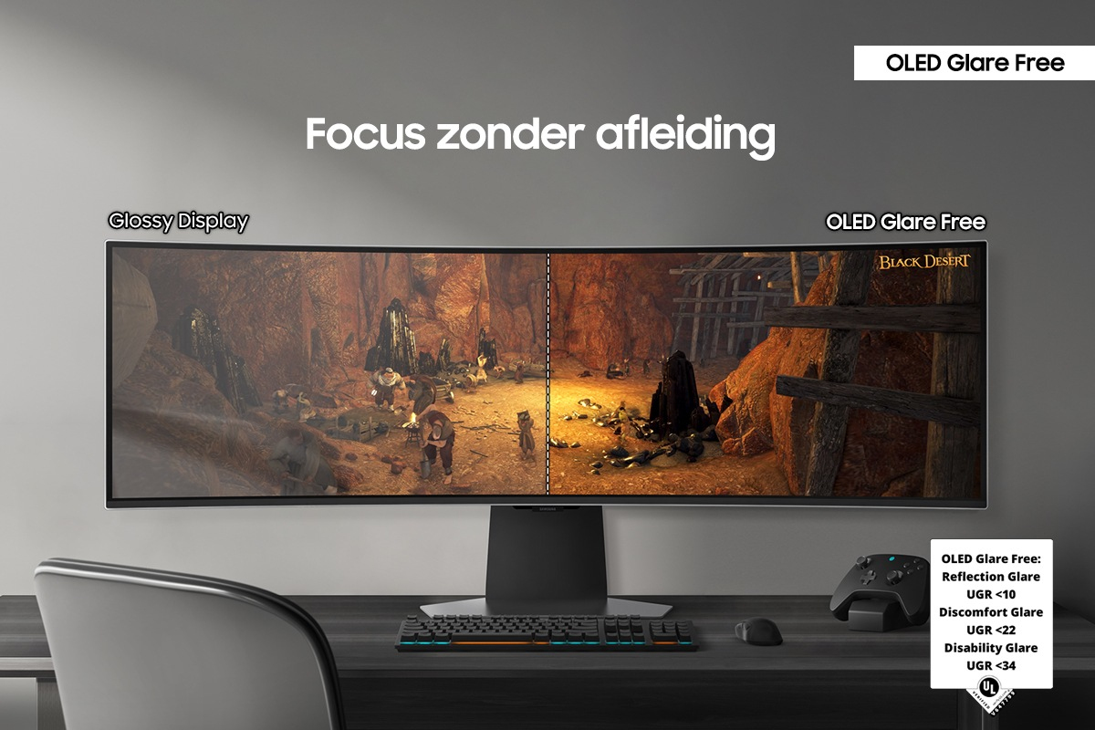 Samsung 49" Odyssey OLED G9 G95SD DQHD 240Hz Smart Gaming Monitor - Afbeelding 4