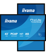 iiyama T4329AS-B1AG computer monitor 108 cm (42.5") 3840 x 2160 Pixels 4K Ultra HD LED Touchscreen Zwart