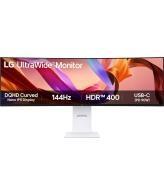 LG 49U950A-W computer monitor 124,5 cm (49") 5120 x 1440 Pixels Dual QHD LED Zwart, Wit