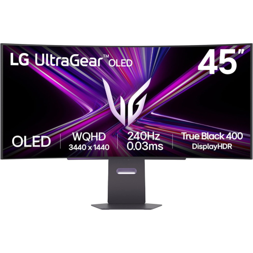 LG 45GX900A-B computer monitor 113 cm (44.5") 3440 x 1440 Pixels Wide Quad HD OLED Zwart