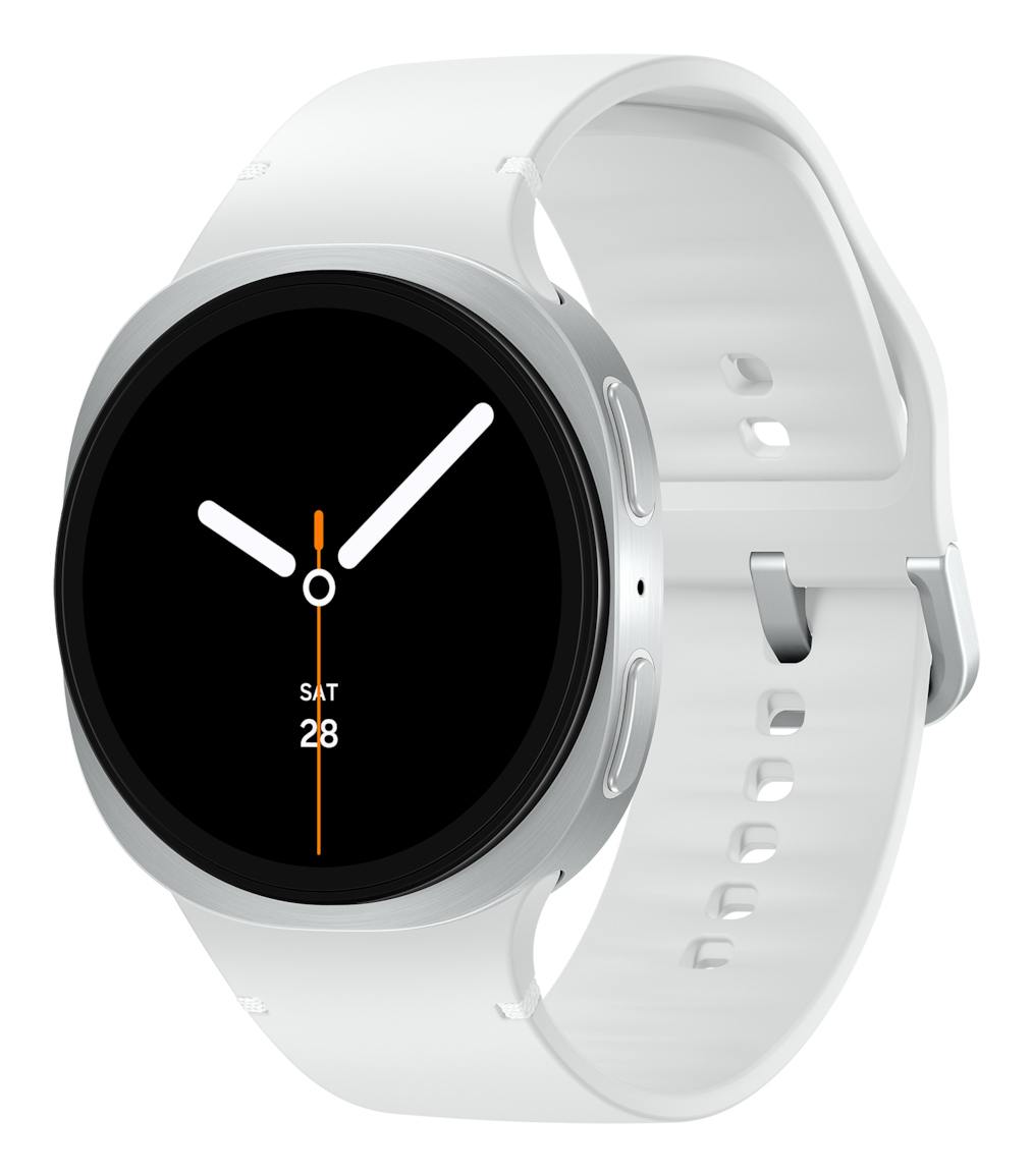Samsung Galaxy Watch8 SM-L335FZSAXEF smartwatch & sportwatch 3,81 cm (1.5") AMOLED 44 mm Digitaal 480 x 480 Pixels 4G Zilver Wifi GPS