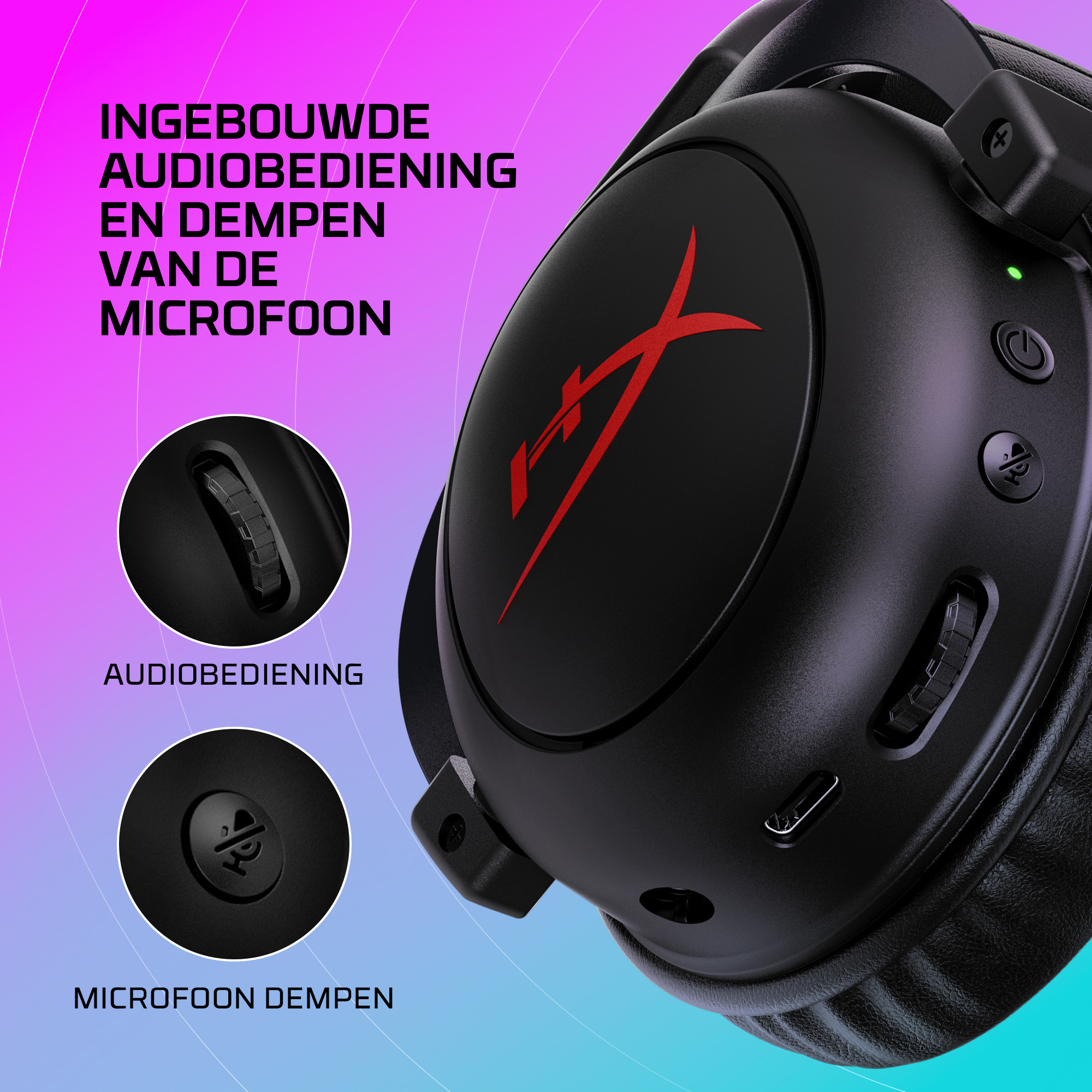 HyperX Cloud II Core draadloze gamingheadset - Afbeelding 4