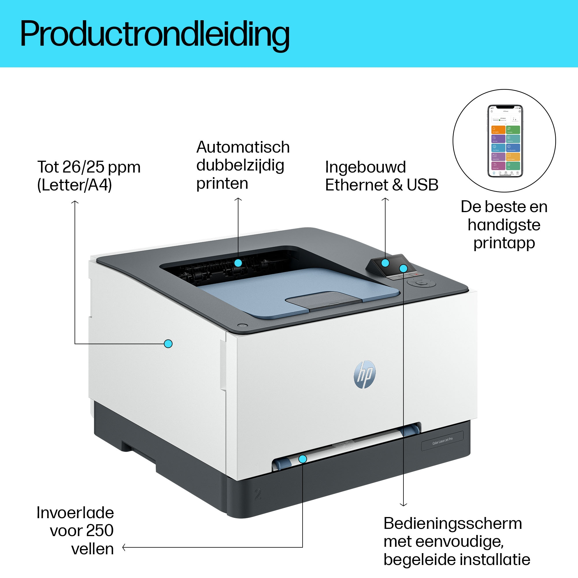 HP Color LaserJet Pro 3202dn - Afbeelding 8