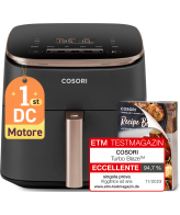 Cosori Turbo Blaze Chef Edition Enkel 6 l Vrijstaand 1725 W Heteluchtfriteuse Zwart, Roze goud