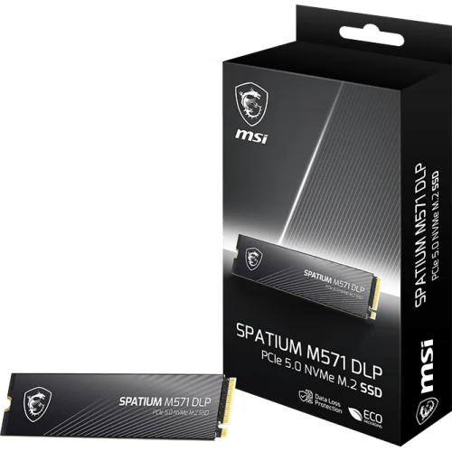 MSI SPATIUM M571 DLP PCIe 5.0 NVMe M.2 4T internal solid state drive 4 TB PCI Express 5.0 3D NAND