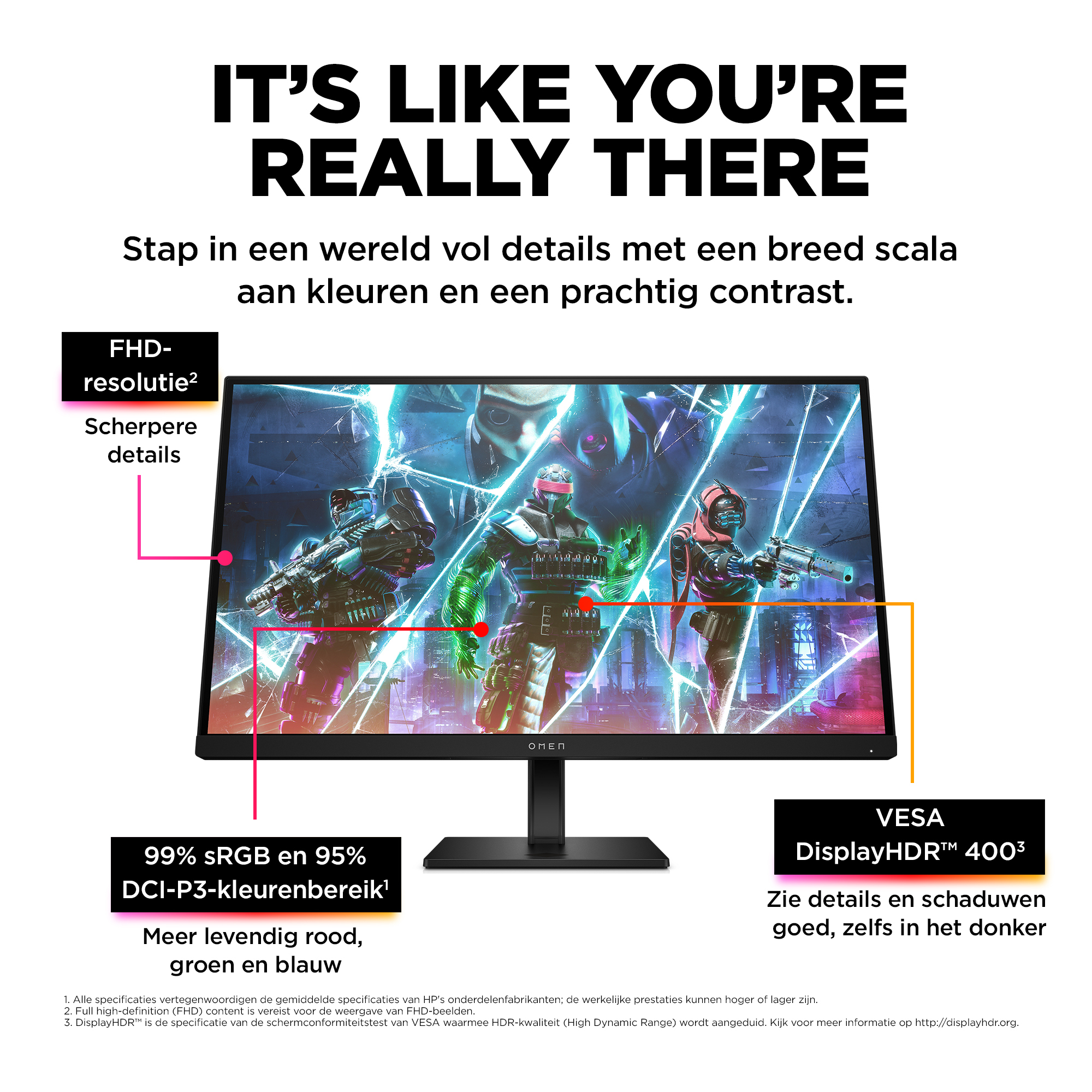 OMEN by HP 27 inch FHD 240 Hz gaming monitor - OMEN 27s - Afbeelding 6