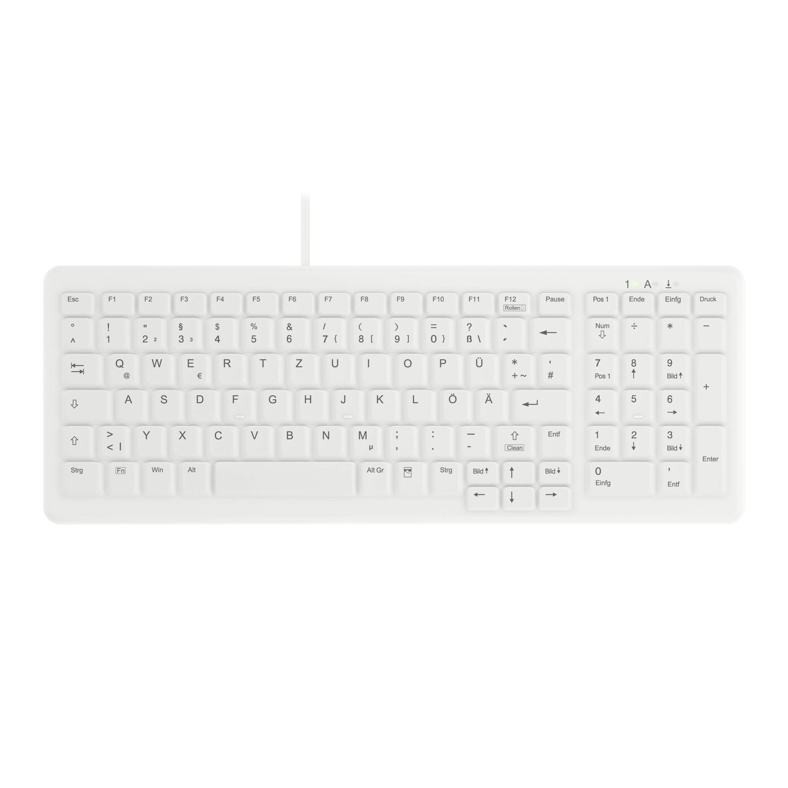 Contour Design Active Key AK-C7000 toetsenbord Medisch USB QWERTZ Duits Wit